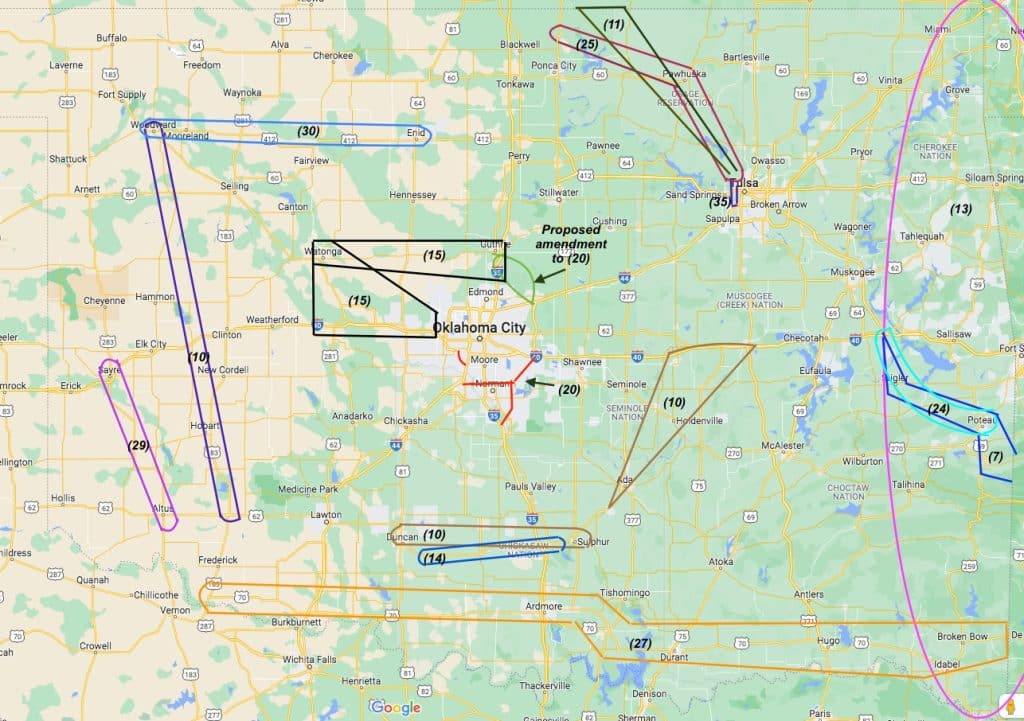 Oklahoma Turnpike Authority - Turnpikes & Potential Turnpikes as Described by Legislation