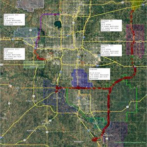 Homes To Be Destroyed by the Oklahoma Turnpike Authority for the OKC Outer Loop