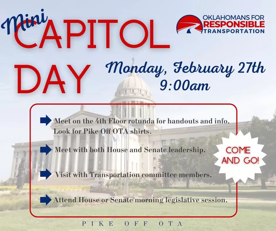 Pike Off OTA Mini Capitol Day - Monday Februrary 27, 9:00 AM Come and Go!