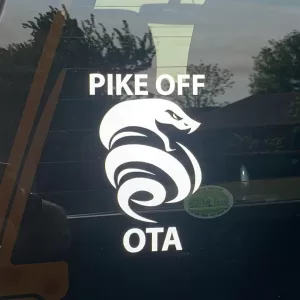 Pike Off OTA - Car Decal Sticker