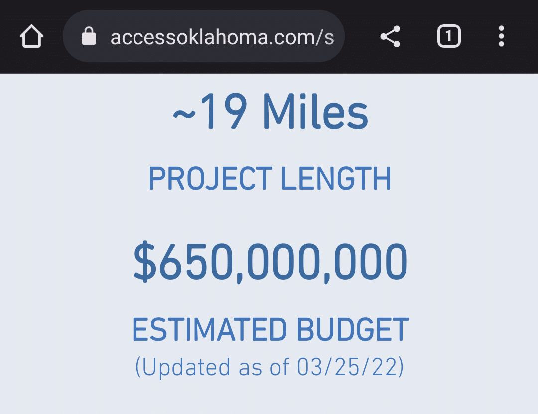 Why does a roadway cost more when the OTA is in charge?