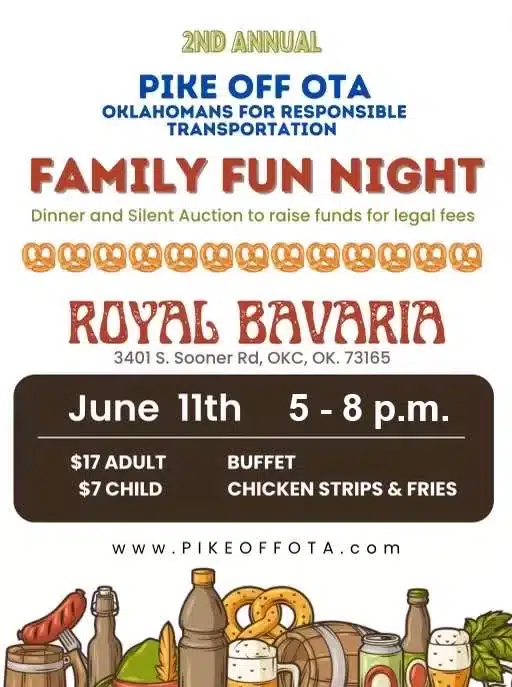 Pike Off OTA Family Fun Night 2023 at the Royal Bavaria. June 11 5pm to 8pm