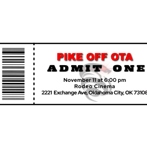 Pike Off OTA Documentary Ticket - Rodeo Cinema - OKC - November 11, 2025 @ 6:00 pm